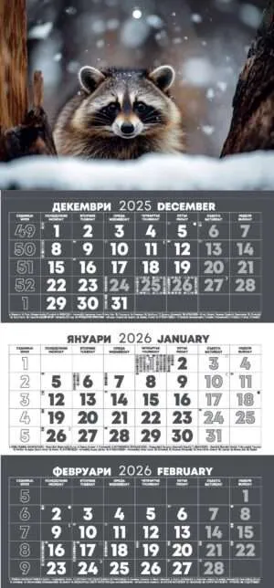 Работен календар РК1Е
