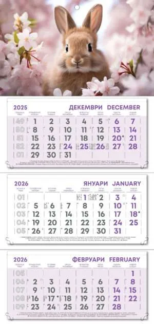 Работен календар РК Аметист